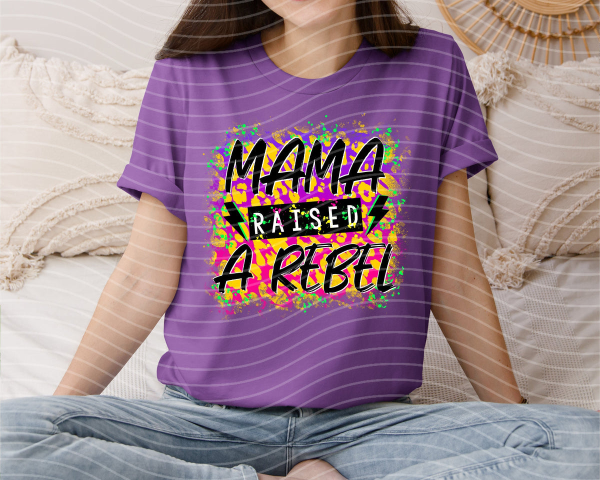 Mama Raised a Rebel Graphic Tee product image 1