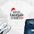 Santa's Favorite Teacher Graphic Tee product image 1