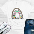 Hope Faith Love Rainbow Graphic Tee product image 1