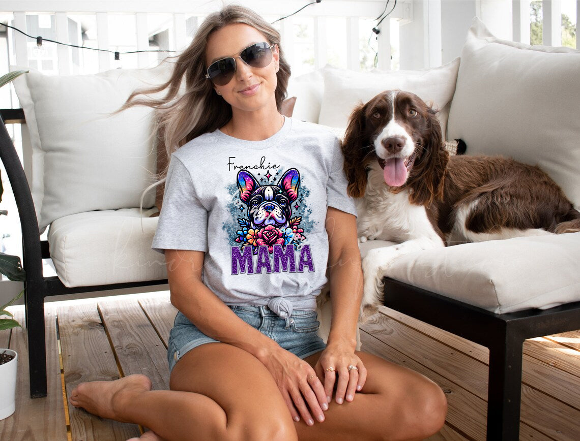 Frenchie Mama Graphic Tee product image 1