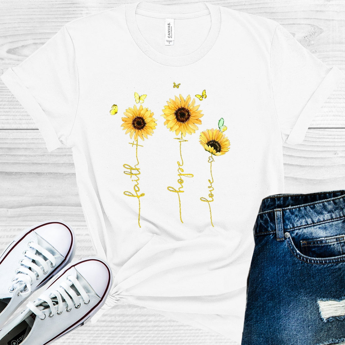 Faith Hope Love Graphic Tee product image 1