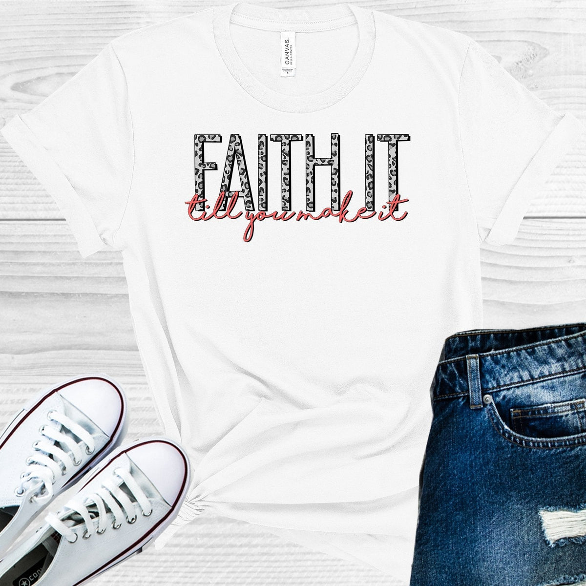Faith It Till You Make It Graphic Tee product image 1