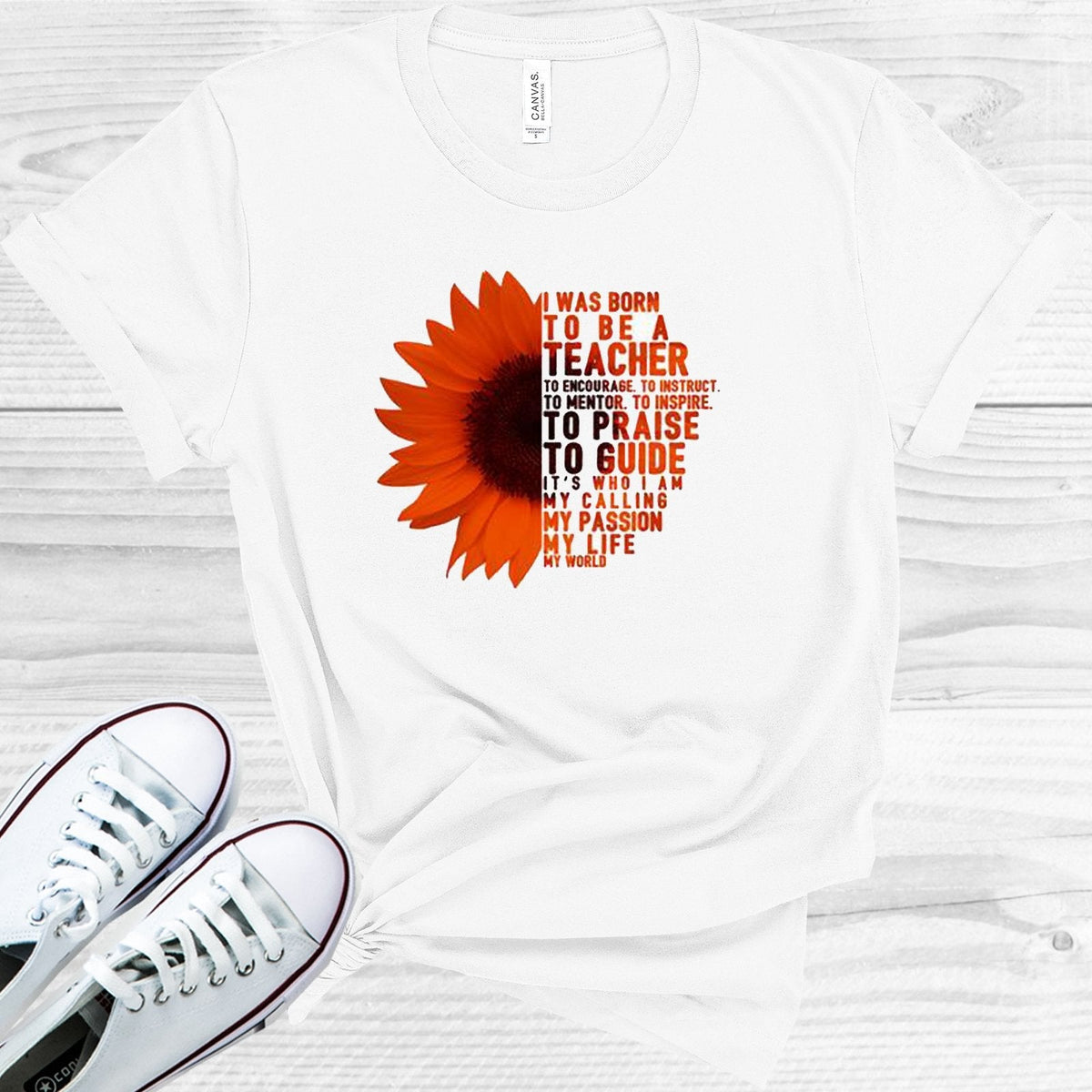 I Was Born to Be a Teacher Graphic Tee product image 1