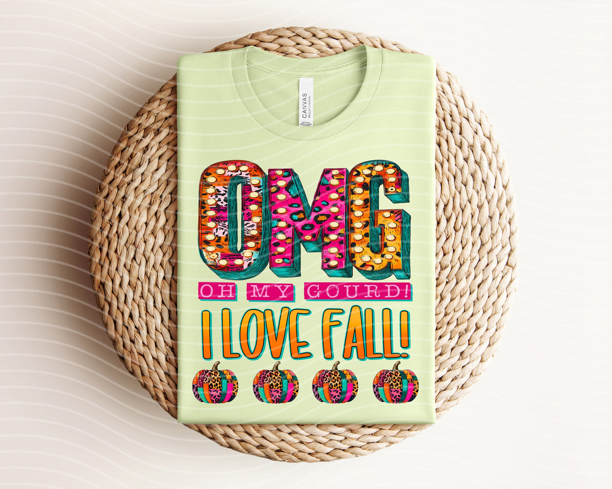 Oh My Gourd I Love Fall Graphic Tee product image 1