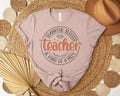 Thankful Blessed & Kind of a Mess Teacher Graphic Tee product image 1