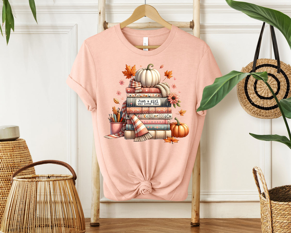 Just a Girl Who Loves Fall Graphic Tee product image 1