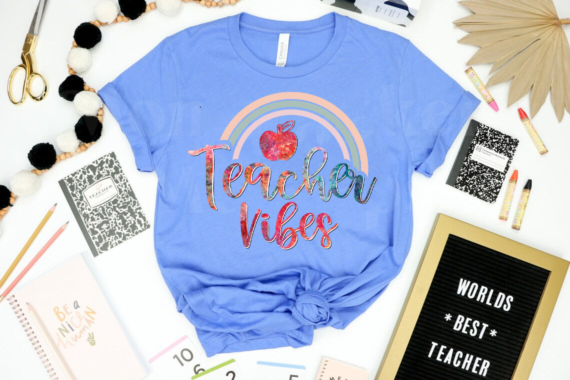 Teacher Vibes Graphic Tee product image 1