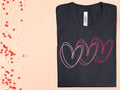 Pink Hearts Graphic Tee product image 1