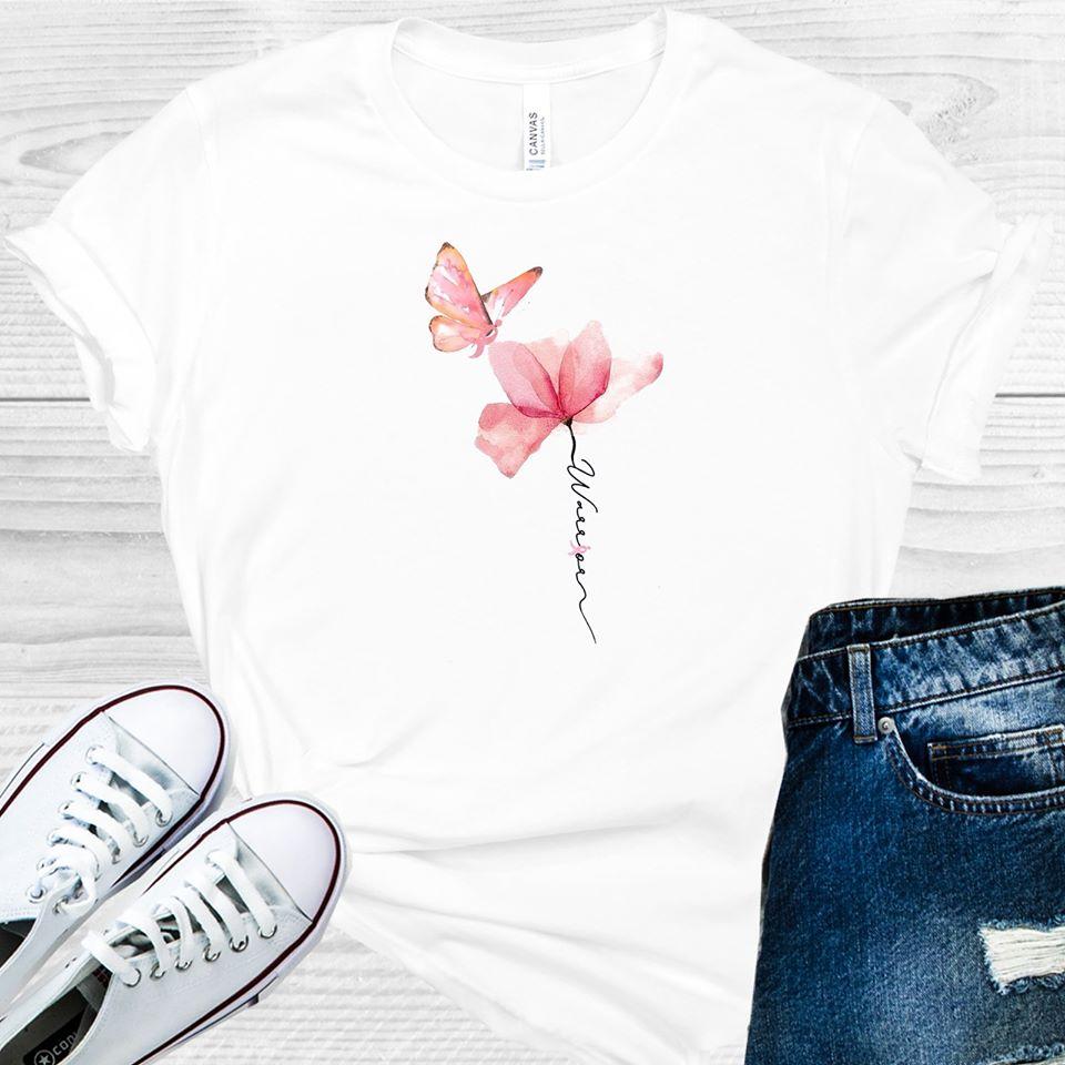 Pink Ribbon Warrior Graphic Tee product image 1
