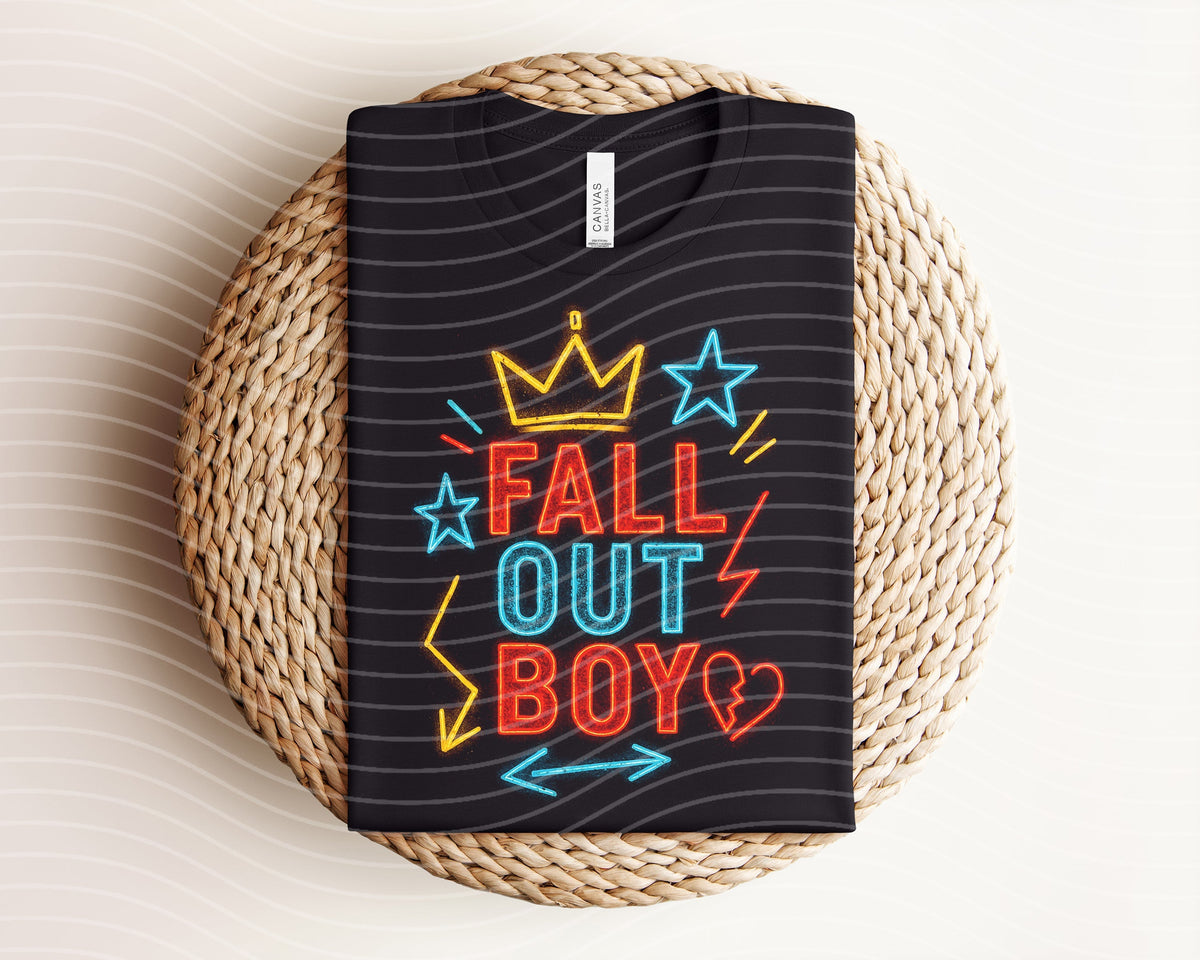 Fall Out Boy Neon Graphic Tee product image 1