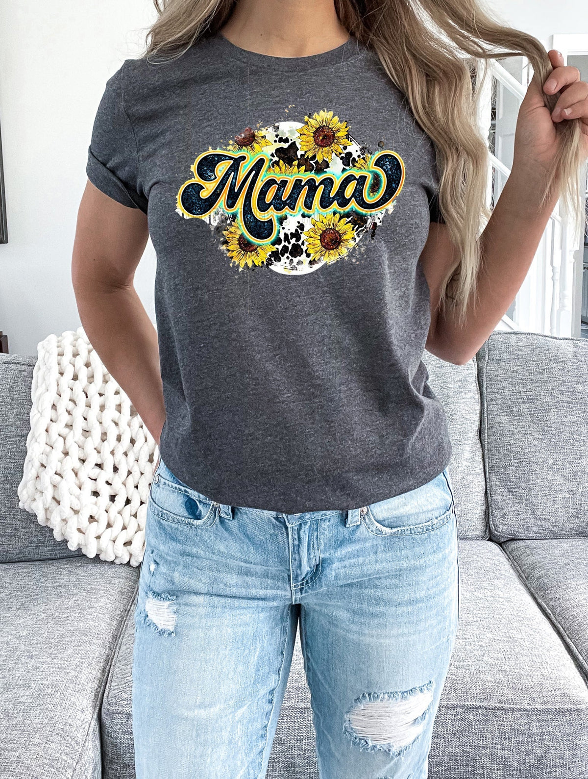 Mama Sunflower Graphic Tee product image 1