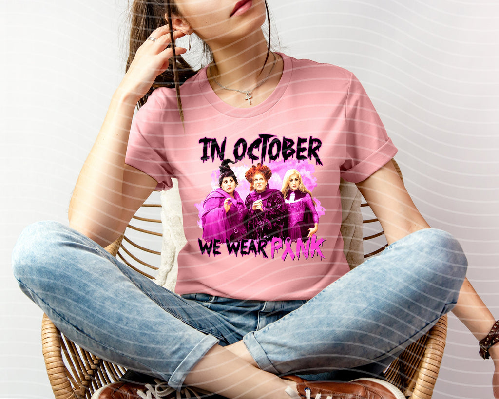 In October We Wear Pink Graphic Tee product image 2