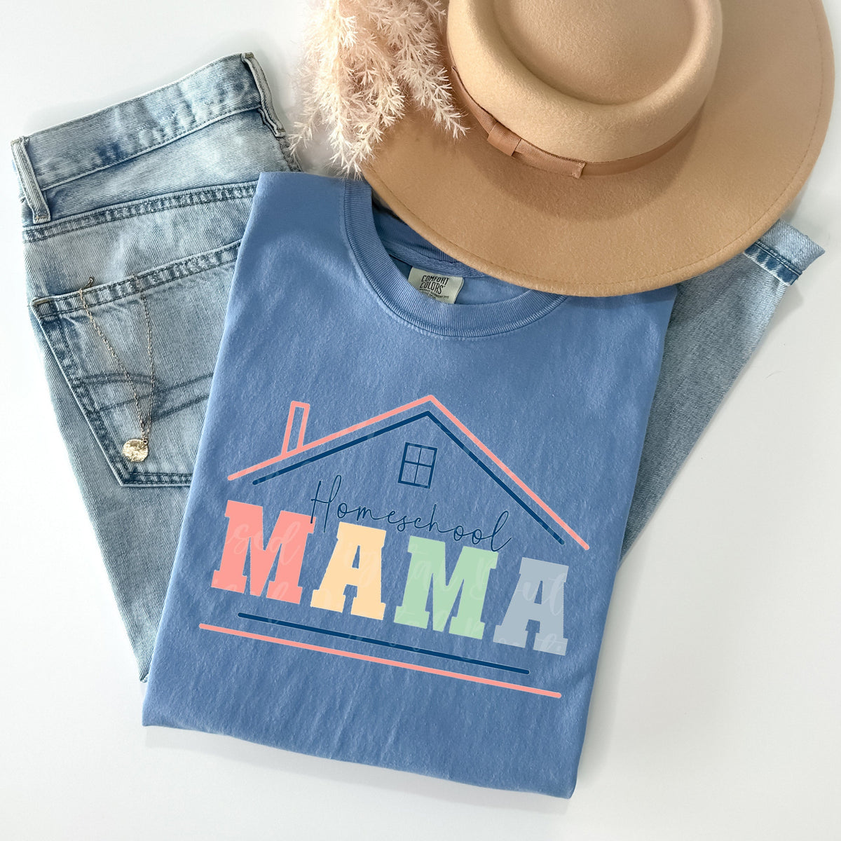 Homeschool Mama Graphic Tee product image 1
