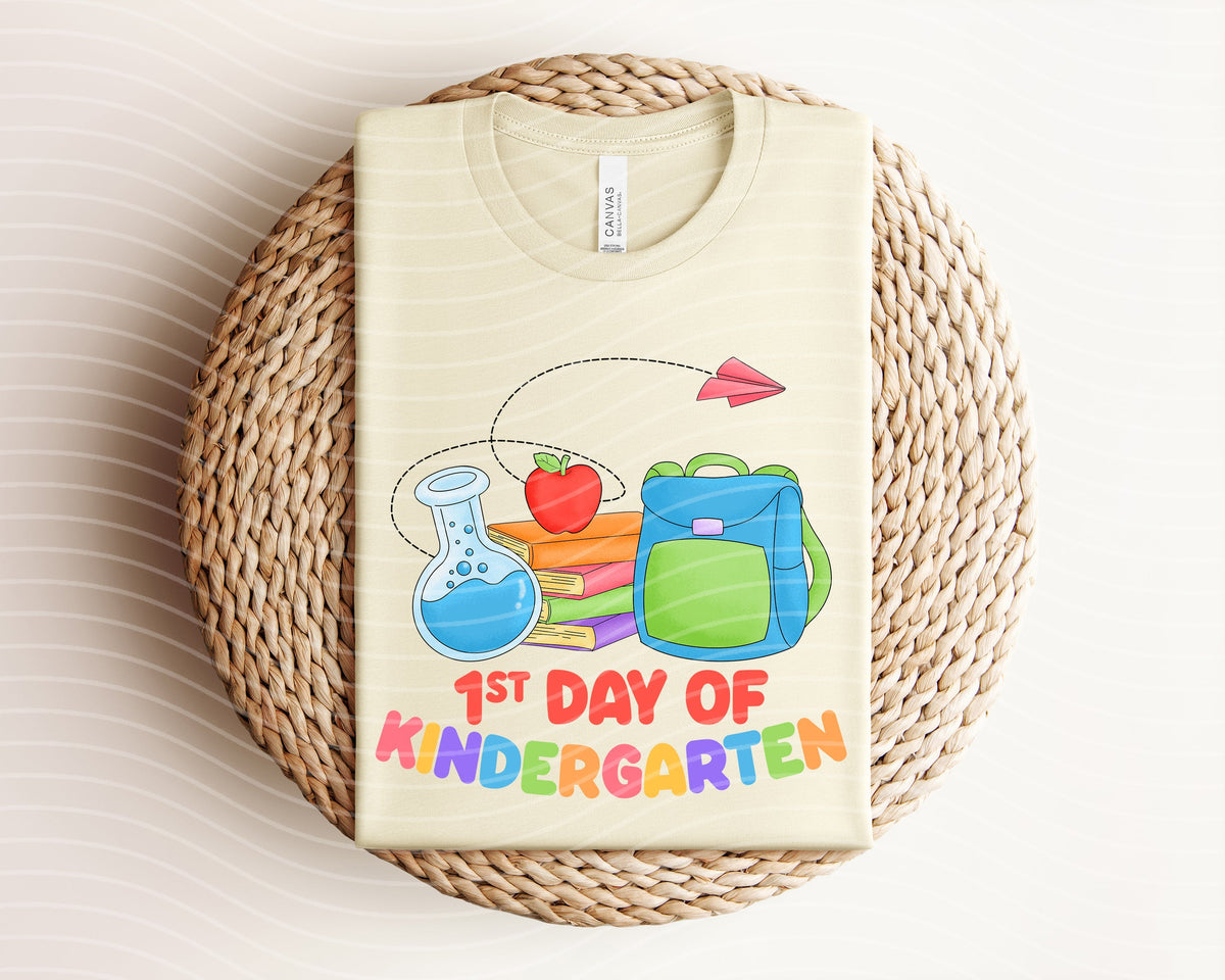 1st Day of School Kindergarten Graphic Tee product image 1