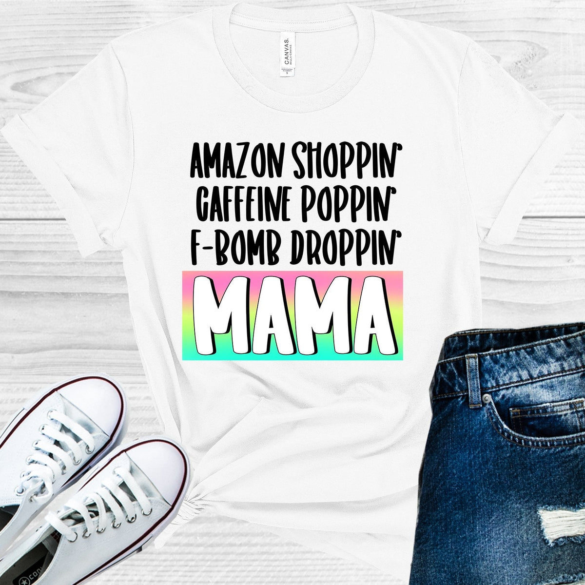 Amazon Shoppin' Caffeine Poppin' F-Bomb Droppin' Mama product image 1